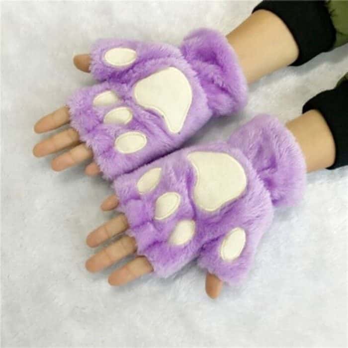 Pfoten Handschuhe Krallen Handschuhe Cosplay Catboy Catgirl 4