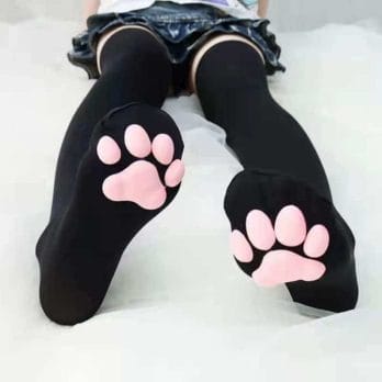 Katzen Strümpfe Socken Overknee Catboy Catgirl Cosplay 6