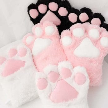 Pfoten Handschuhe Krallen Handschuhe Cosplay Catboy Catgirl 3