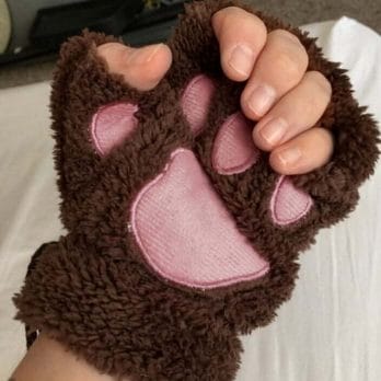 Pfoten Handschuhe Krallen Handschuhe Cosplay Catboy Catgirl 5