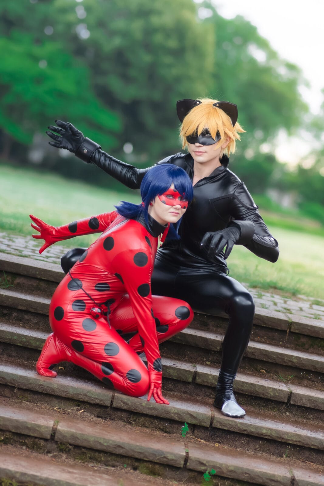 hey ladybug cat noir cosplay